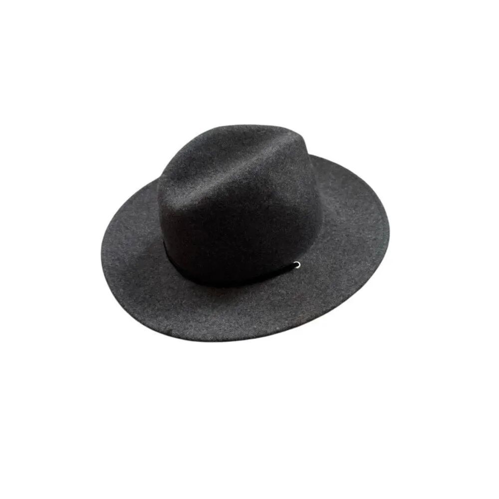 Brixton Tiller Fedora Hat in Gray Wool NWOT